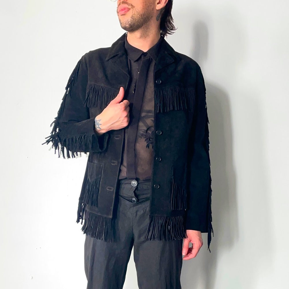 Vintage Western fringe jacket